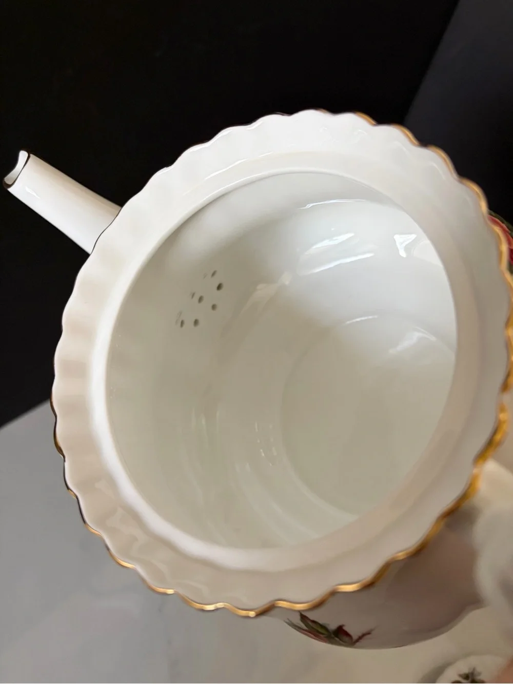 Centennial Rose Teapot by Royal Albert